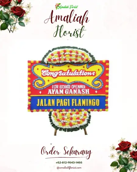 Sewa Papan Bunga Sunalari